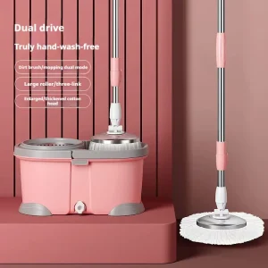 House Clean Tools Telescopic Handle Cleaning Products Bucket and Floor Round Head Cleaning Rotating Mop