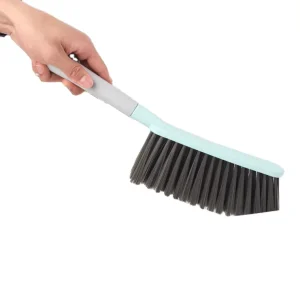 Houseare Eco Friendly PP Cleaning Brush with Caddy Style Plastic Handle and Soft Brush for Daily Dust Removal