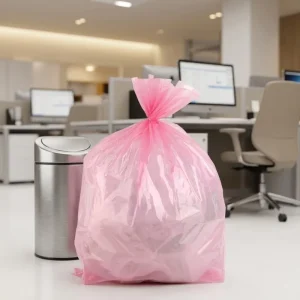 Household Biodegradable PE Garbage Bags on Roll Heat Seal Multiple Colors