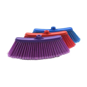 Household Broom Home Bristle Broom Brush for Outdoor Soft Bristle Plastic Broom and Dustpan Set