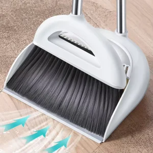 Household Broom and Dustpan Set for Dust and Hair Cleaning