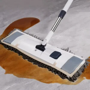 Household Chenille Mop Large Size Chenille Pad Strong Dust Removal Washable Mop for Family Daily Floor Mopping