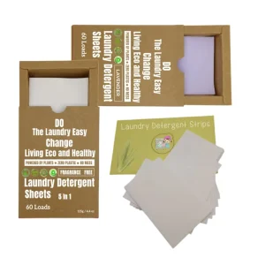 Household Clean Clothes Natural Laundry Washing Detergent Paper Sheets