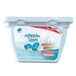 Household Cleaning Easy Use Eco Friendly Automatic Dishwasher Detergent Dishwashing Tablets for Kitchen