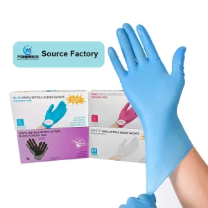 Household Cleaning Gloves, Flexible Latex-Free Nitrile, Waterproof