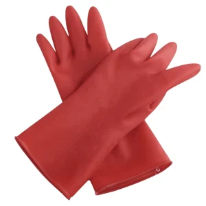 Household Cleaning Gloves Waterproof Anti-Slip Reusable Rubber Gloves for Kitchen Laundry and Dishwashing
