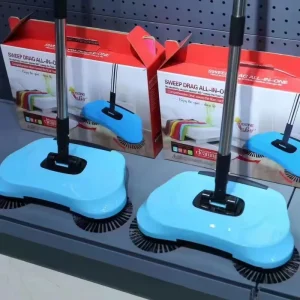 Household Cleaning Indoor Garbage Dust Long Handle Floor Squeegee Multi functional Plastic Carpet Broom Dustpan Set