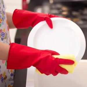Household Cleaning Latex Rubber Gloves Waterproof for Dishwashing Kitchen and Clothes