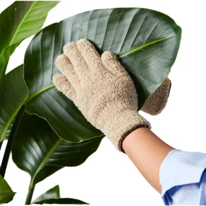 Household Cleaning Microfiber Plant Dusting Gloves Reusable for Houseplants and Blinds