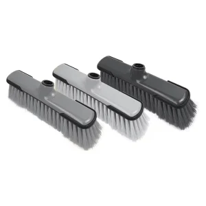 Household Cleaning Plastic Broom with Bristle Head, Handle, and Plastic Thread