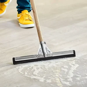 Household Cleaning Stainless Steel Handle Long Soft Profile Floor Cleaning Wiper Squeegee