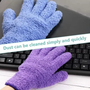 Household Cleaning Thickened Gloves with Cleaning Tool for Dust Removal and Wiping Tables