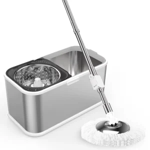 Household Cleaning Tools Supplies Spin Bucket Floor Windows Home Telescopic Handle Mop Set