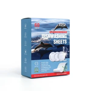 Household Dish Washing Sheet New Formula Kitchen Tableware Dishwashing Sheet Dishwasher Cleaning Dishwashing Sheet