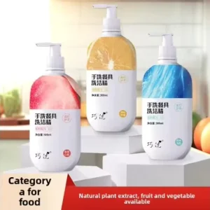 Household Dishwashing Liquid Eco-Friendly Food Grade Detergent with Natural Plant Extracts