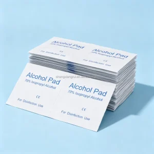Household Disinfection 70% Isopropyl Alcohol Wipes Individually Wrapped Non-Woven Pads 3x6cm 100pcs/Pack