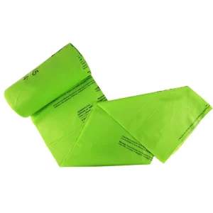 Household Disposable Compostable PLA Garbage Bags Fully Biodegradable Supermarket Kitchen Rubbish Bags