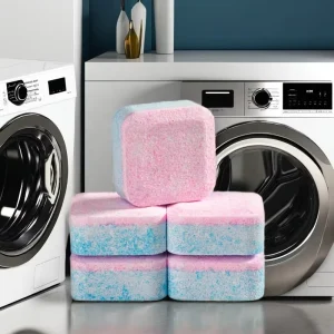 Household Disposable Effervescent Solid Detergent Tablets for Washing Machine Cleaning, 30%-50% Ingredients