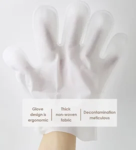 Household Dry and Wet Dust Removal Gloves Disposable Pet Cleaning Gloves Non-Woven No-Wash Cleaning Cloth Gloves