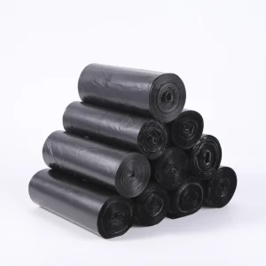 Household Durable Plastic Trash Bags Solid Color Carry Point-Break House Waste Garbage Bags Kitchen Cleaning Supplies