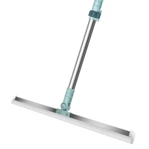 Household Extendable Double-Sided Silicone Floor Squeegee Mop with Replacement Blades