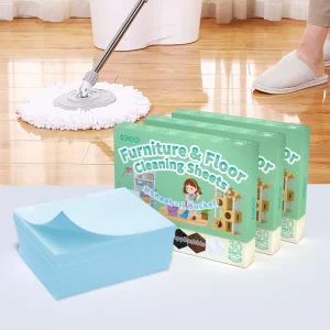 Household Floor Cleaner Paper Detergent Sheets for Wood Tile Ceramic and Cement Floors