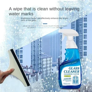 Household Glass and Mirror Cleaner for Bathroom Use