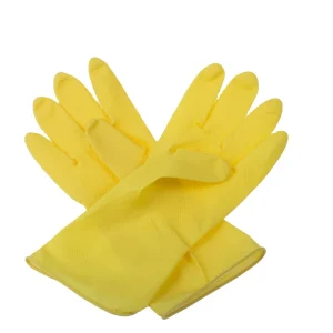 Household Gloves Rubber Washing Flocking Latex Reusable Colorful Natural Custom Logo Custom Package Guantes De Latex Thin