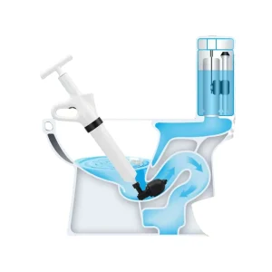 Household High Air Pressure Drain Cleaner Sewer Tool Sink Drain Plunger Clog Inflate Cleaning Toilet Dredging Tool