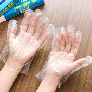 Household High-Density Polyethylene Gloves for Home Cleaning Food Preparation Kitchen Cooking
