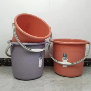 Household High Quality Plastic Water Buckets Colorful PP Plastic Bucket With Handle