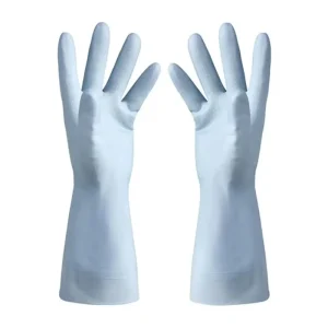 Household Latex Dishwashing Gloves Long Sleeve Thickened Waterproof Anti-Slip