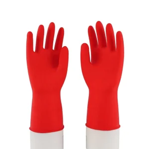 Household Long Latex Coated Crinkle Hand Work Safety Gloves