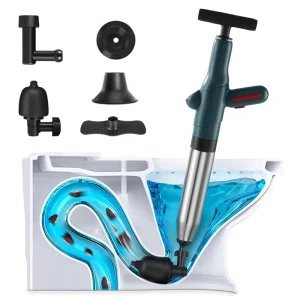 Household Manual Snake Pipe Drain Cleaner and Mini Toilet Plunger