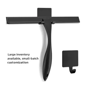 Household Manual Stainless Steel Durable Metal Single sided Wipe Perforated Glass Brush Window Squeegee Window washing
