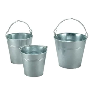 Household Metal Galvanized Zinc Bucket Cleaning Water Pail Bucket