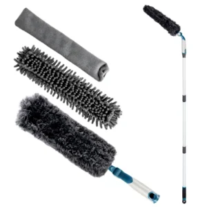 Household Microfiber Multipurpose 3-in-1 Removable Head Duster
