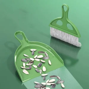 Household Mini Broom Dustpan Set for Bedroom & Kitchen Desktop Cleaning Brush Broom Dustpan Practical Cleaning Supplies