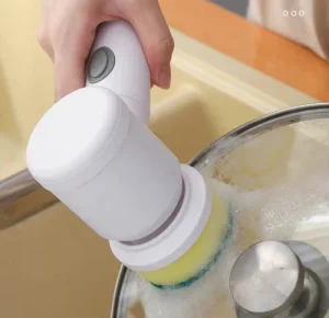 Household New Style Pot Washer Power Display Spin Scrubber Plastic Dusting Electric Cleaning Brush