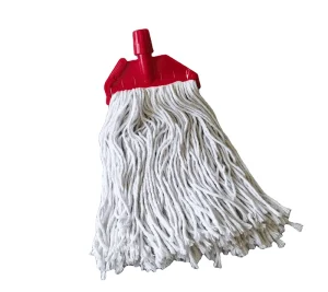 Household Plastic Socket 400 Gram Cotton Yarn Wet Mop with Long Metal Handle