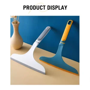 Household Shower Squeegee Non Slip Handle Streak Free Water Remover for Glass Window Mirror Car Surface Cleaning