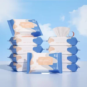 Household Soft Non Woven Baby Wipes Gentle Cleansing for Newborn and Infant Daily Skin Care