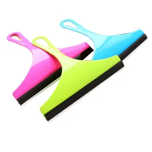 Household Soft Rubber Glass Cleaner Wiping Tools Window Squeegees White Black Grey OEM