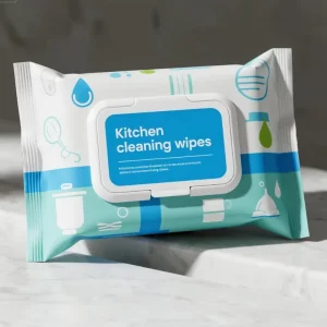 Household Strong Dirty Cleaning Kitchen Cleansing Wet Wipes Tissue 80 Pcs Adults Cleaning Non-woven