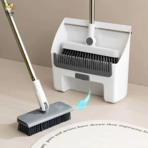 Household Three-in-one Powerful Brush Head Brooms Dustpans Broom and Dustpan Set