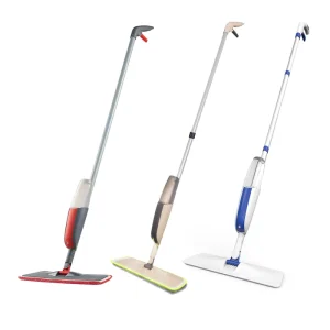 Household Wet and Dry Floor Spray Mop Lazy Magic Cleaning Tool with Telescopic Iron Handle