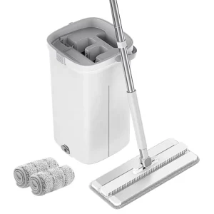Household Wet and Dry Mop Bucket Set with Flat Mop