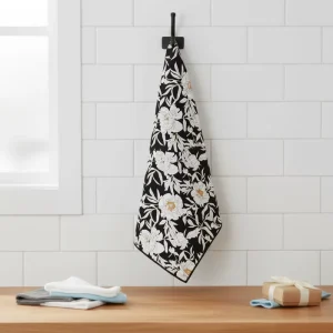 Housewarming Gift Microfiber Rectangle Printed Tea Towels Lintless Vibrant Patterns Absorbent Quick Dry Machine Washable Kitchen