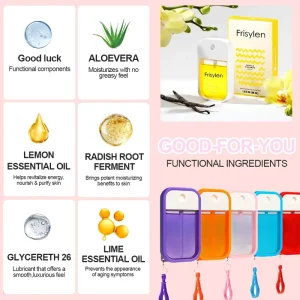 Hydrating Alcohol Hand Sanitizing Spray 40ml Credit Card Shaped Kills 99.99% Germs Moisturizing OEM ODM Welcome