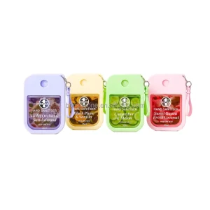 Hydrating Mist Hand Sanitizer With Silicone Case 35ml With Hanging Clip